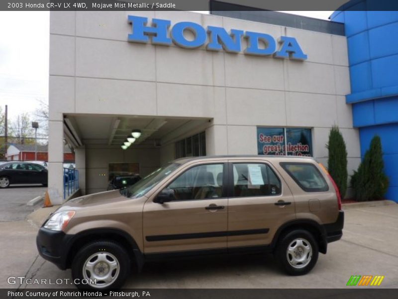 Mojave Mist Metallic / Saddle 2003 Honda CR-V LX 4WD