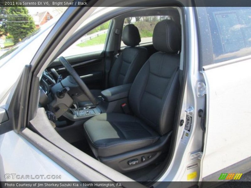 Bright Silver / Black 2011 Kia Sorento EX V6