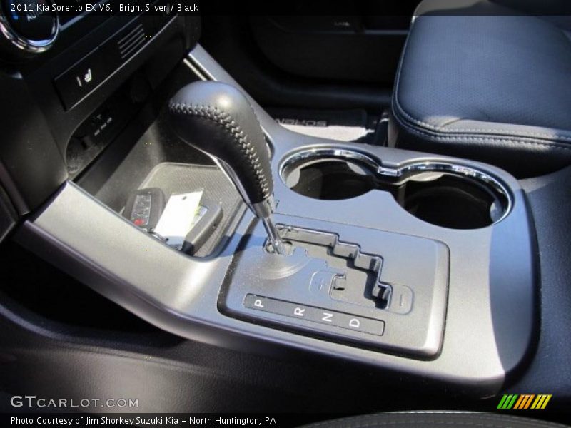 Bright Silver / Black 2011 Kia Sorento EX V6