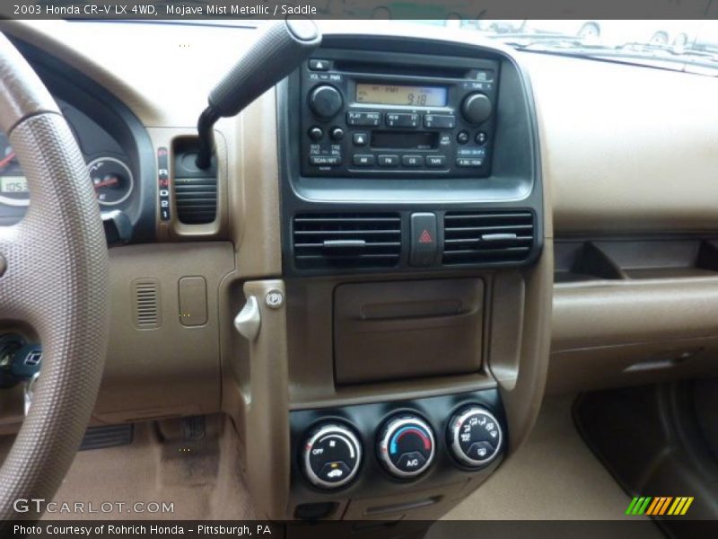 Controls of 2003 CR-V LX 4WD