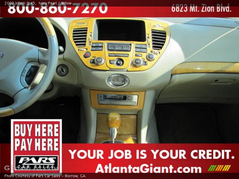 Ivory Pearl / Willow 2002 Infiniti Q 45
