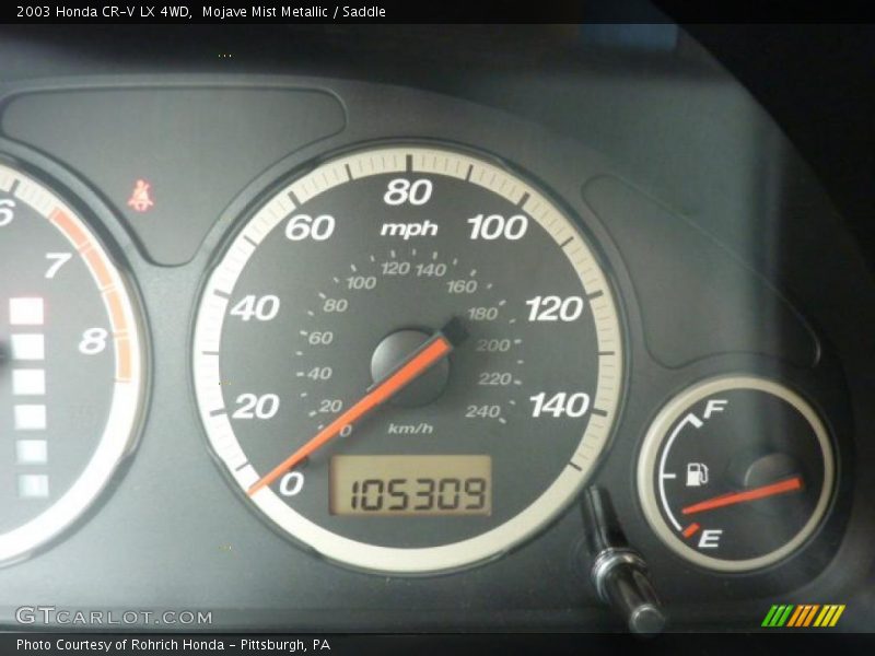 Mojave Mist Metallic / Saddle 2003 Honda CR-V LX 4WD