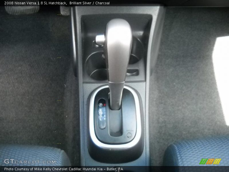 Brilliant Silver / Charcoal 2008 Nissan Versa 1.8 SL Hatchback
