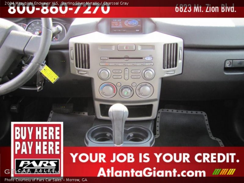 Sterling Silver Metallic / Charcoal Gray 2004 Mitsubishi Endeavor XLS