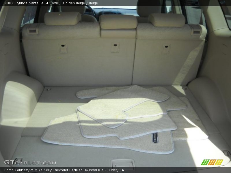 Golden Beige / Beige 2007 Hyundai Santa Fe GLS 4WD