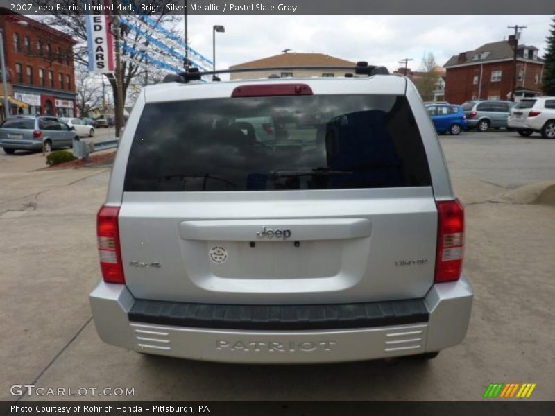 Bright Silver Metallic / Pastel Slate Gray 2007 Jeep Patriot Limited 4x4