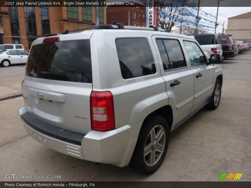 Bright Silver Metallic / Pastel Slate Gray 2007 Jeep Patriot Limited 4x4