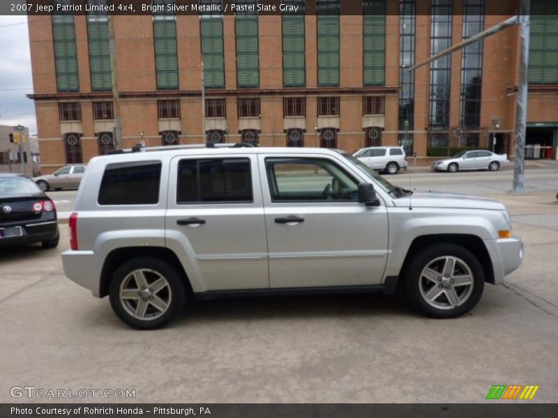 Bright Silver Metallic / Pastel Slate Gray 2007 Jeep Patriot Limited 4x4