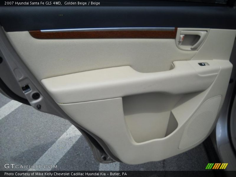 Golden Beige / Beige 2007 Hyundai Santa Fe GLS 4WD