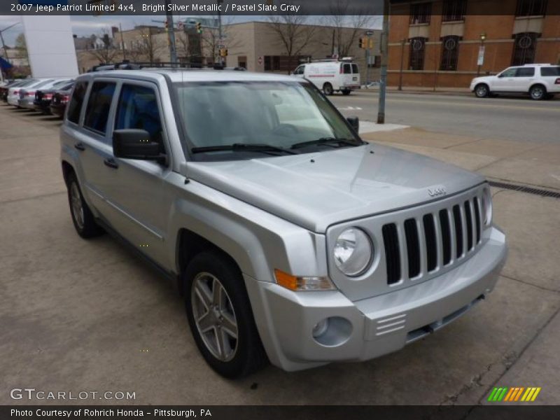 Bright Silver Metallic / Pastel Slate Gray 2007 Jeep Patriot Limited 4x4