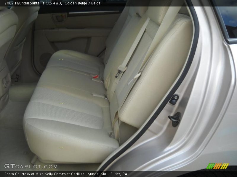 Golden Beige / Beige 2007 Hyundai Santa Fe GLS 4WD