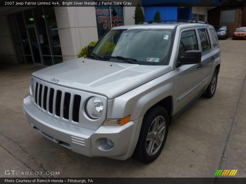 Bright Silver Metallic / Pastel Slate Gray 2007 Jeep Patriot Limited 4x4