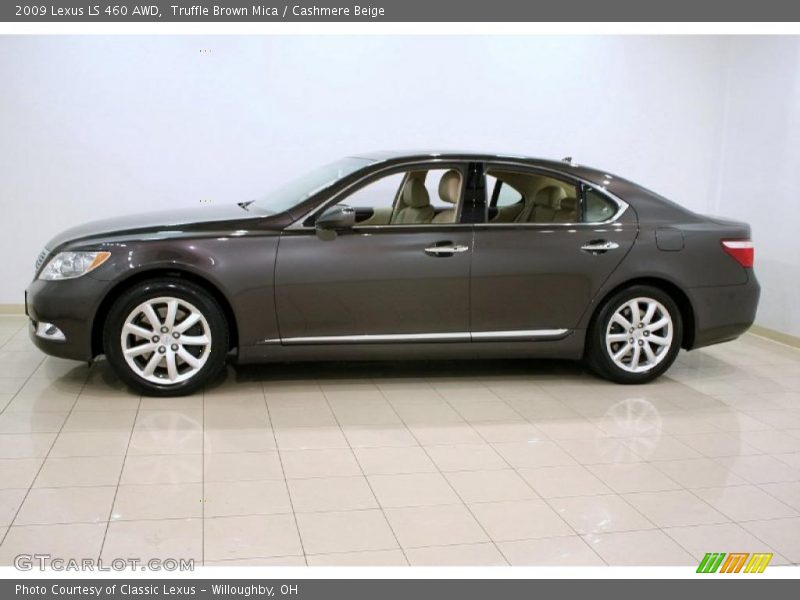 Truffle Brown Mica / Cashmere Beige 2009 Lexus LS 460 AWD