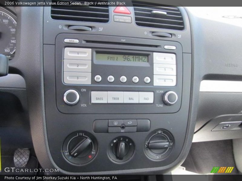 Black / Anthracite Black 2006 Volkswagen Jetta Value Edition Sedan