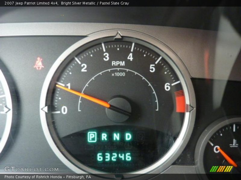 Bright Silver Metallic / Pastel Slate Gray 2007 Jeep Patriot Limited 4x4