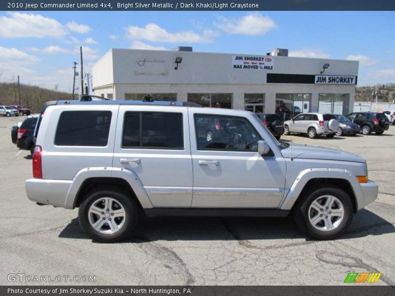 Bright Silver Metallic / Dark Khaki/Light Graystone 2010 Jeep Commander Limited 4x4