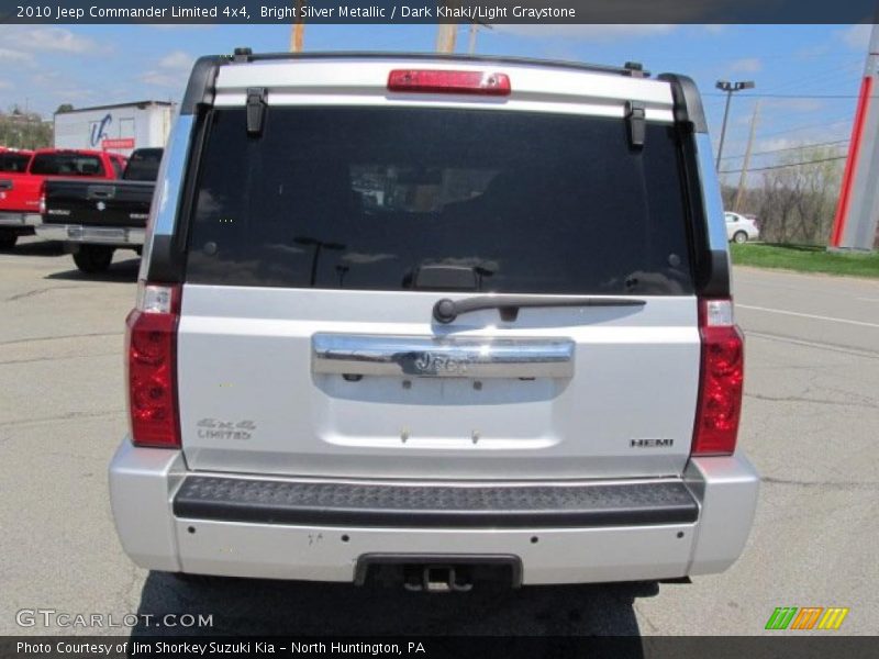 Bright Silver Metallic / Dark Khaki/Light Graystone 2010 Jeep Commander Limited 4x4