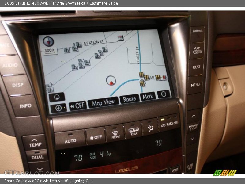 Navigation of 2009 LS 460 AWD