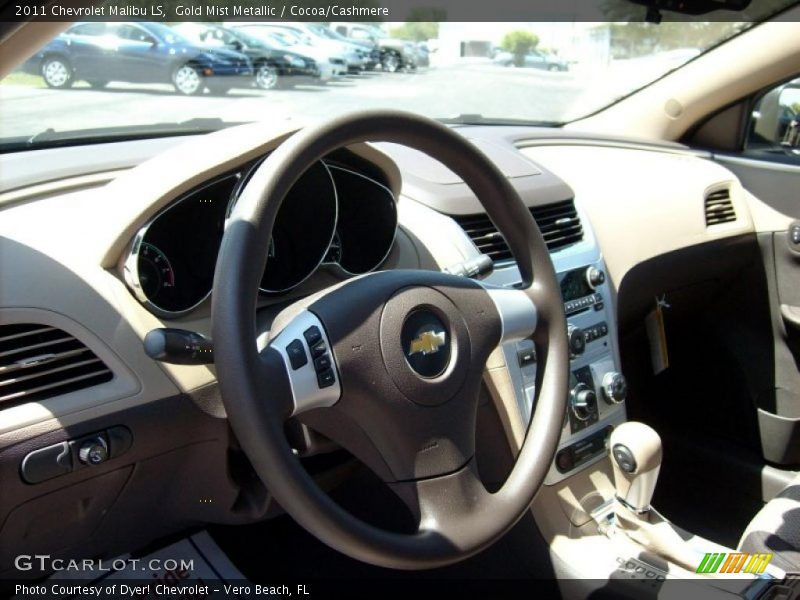 Gold Mist Metallic / Cocoa/Cashmere 2011 Chevrolet Malibu LS