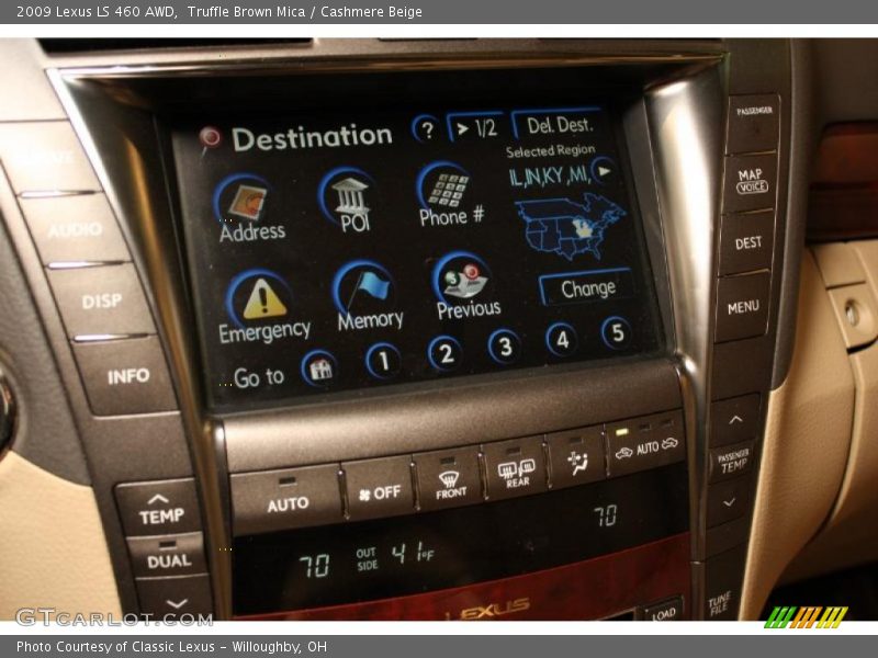 Truffle Brown Mica / Cashmere Beige 2009 Lexus LS 460 AWD