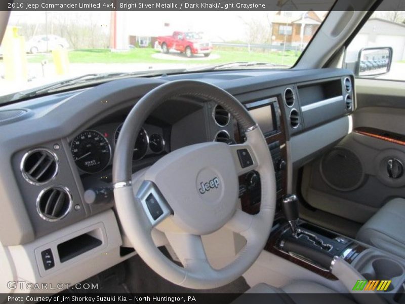 Bright Silver Metallic / Dark Khaki/Light Graystone 2010 Jeep Commander Limited 4x4