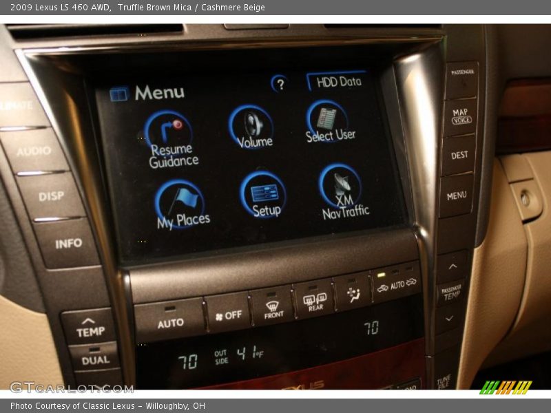 Truffle Brown Mica / Cashmere Beige 2009 Lexus LS 460 AWD