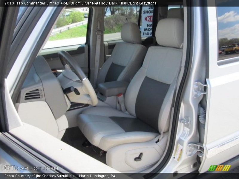 Bright Silver Metallic / Dark Khaki/Light Graystone 2010 Jeep Commander Limited 4x4