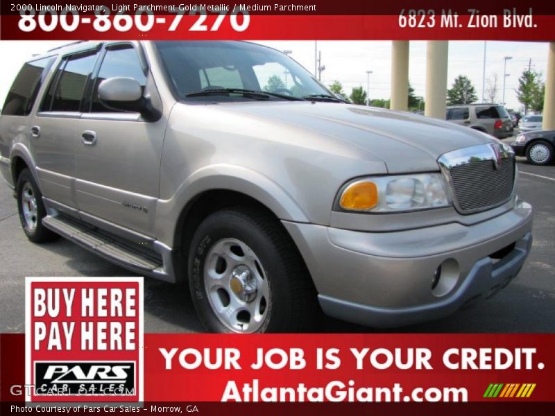 Light Parchment Gold Metallic / Medium Parchment 2000 Lincoln Navigator