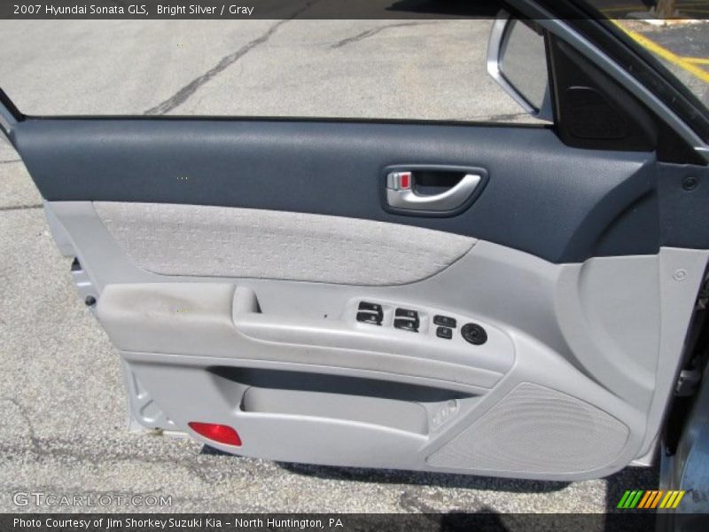 Bright Silver / Gray 2007 Hyundai Sonata GLS