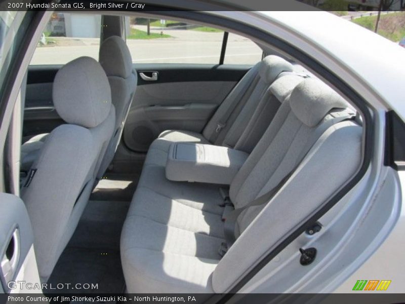 Bright Silver / Gray 2007 Hyundai Sonata GLS