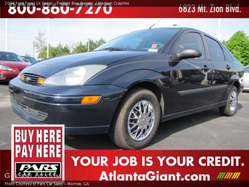 Twilight Blue Metallic / Medium Graphite 2004 Ford Focus LX Sedan