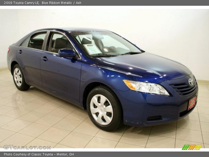 Blue Ribbon Metallic / Ash 2009 Toyota Camry LE