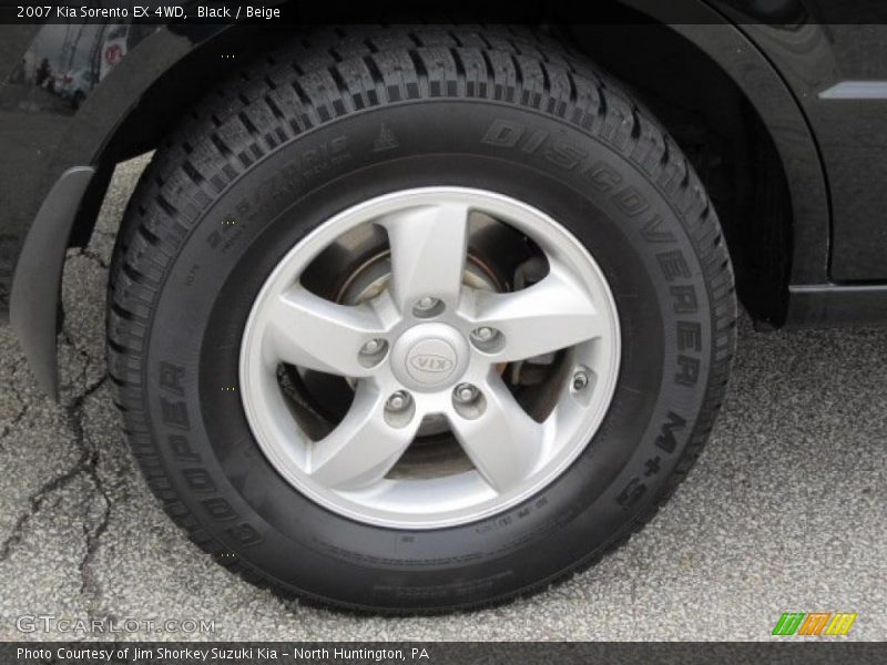 Black / Beige 2007 Kia Sorento EX 4WD