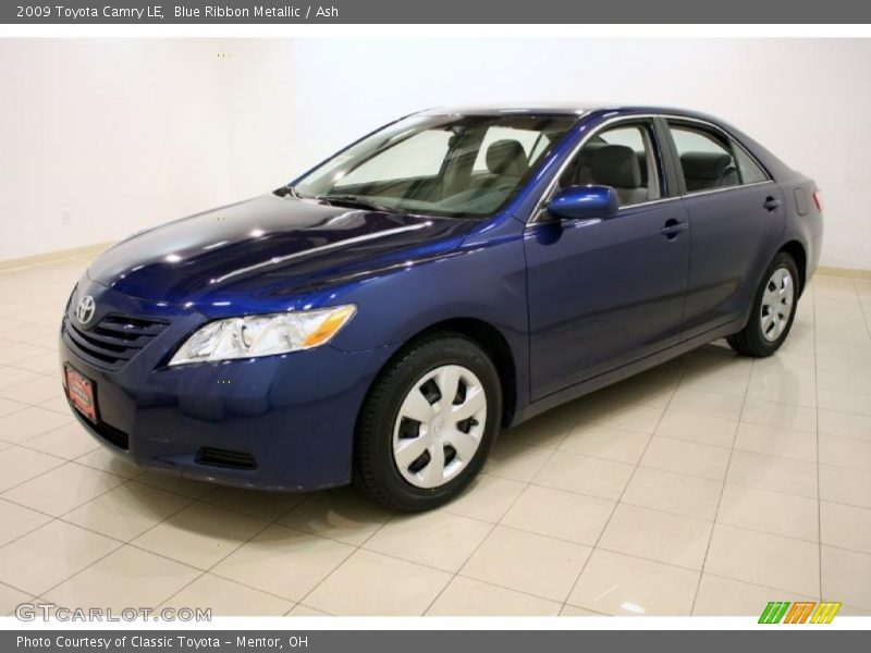 Blue Ribbon Metallic / Ash 2009 Toyota Camry LE