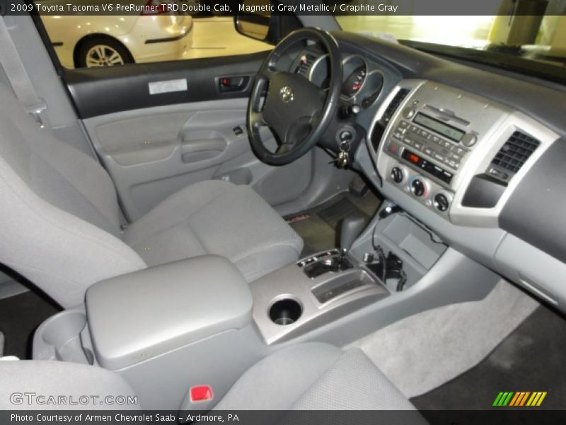Magnetic Gray Metallic / Graphite Gray 2009 Toyota Tacoma V6 PreRunner TRD Double Cab