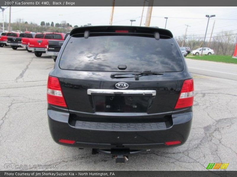 Black / Beige 2007 Kia Sorento EX 4WD