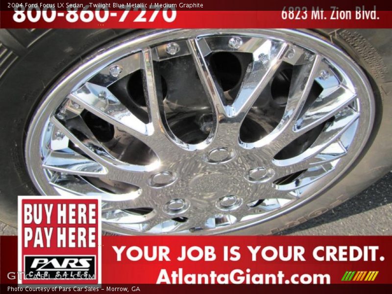 Twilight Blue Metallic / Medium Graphite 2004 Ford Focus LX Sedan