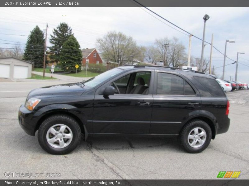 Black / Beige 2007 Kia Sorento EX 4WD