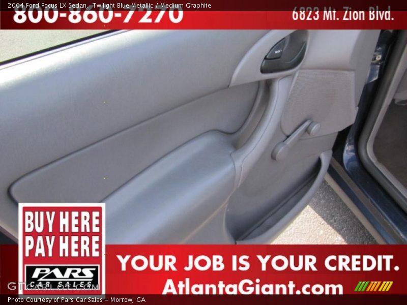 Twilight Blue Metallic / Medium Graphite 2004 Ford Focus LX Sedan