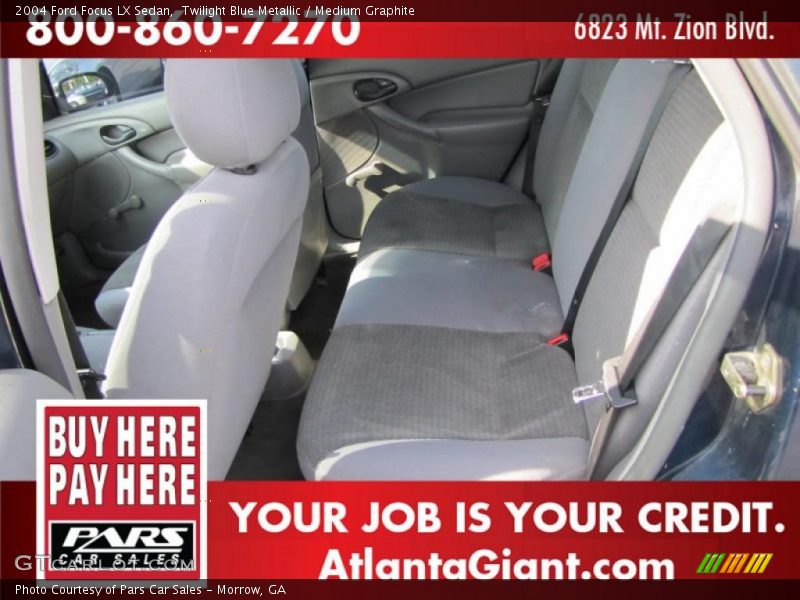 Twilight Blue Metallic / Medium Graphite 2004 Ford Focus LX Sedan