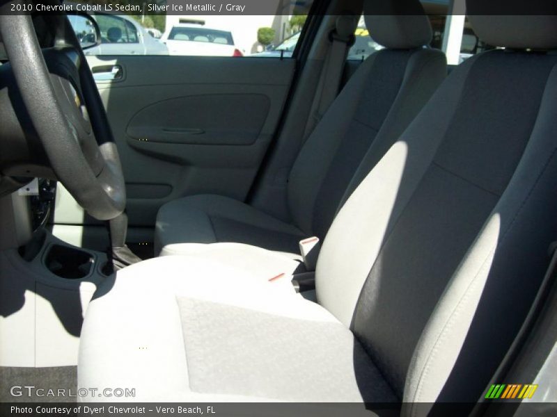 Silver Ice Metallic / Gray 2010 Chevrolet Cobalt LS Sedan