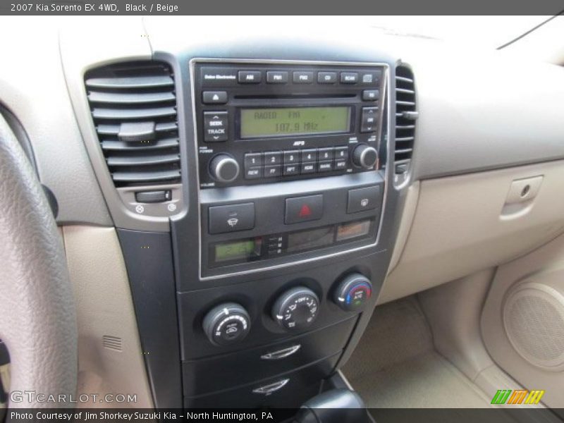 Black / Beige 2007 Kia Sorento EX 4WD