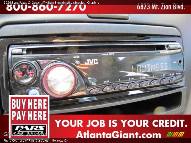 Twilight Blue Metallic / Medium Graphite 2004 Ford Focus LX Sedan