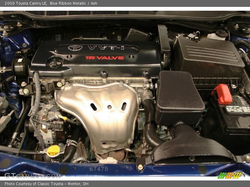 Blue Ribbon Metallic / Ash 2009 Toyota Camry LE