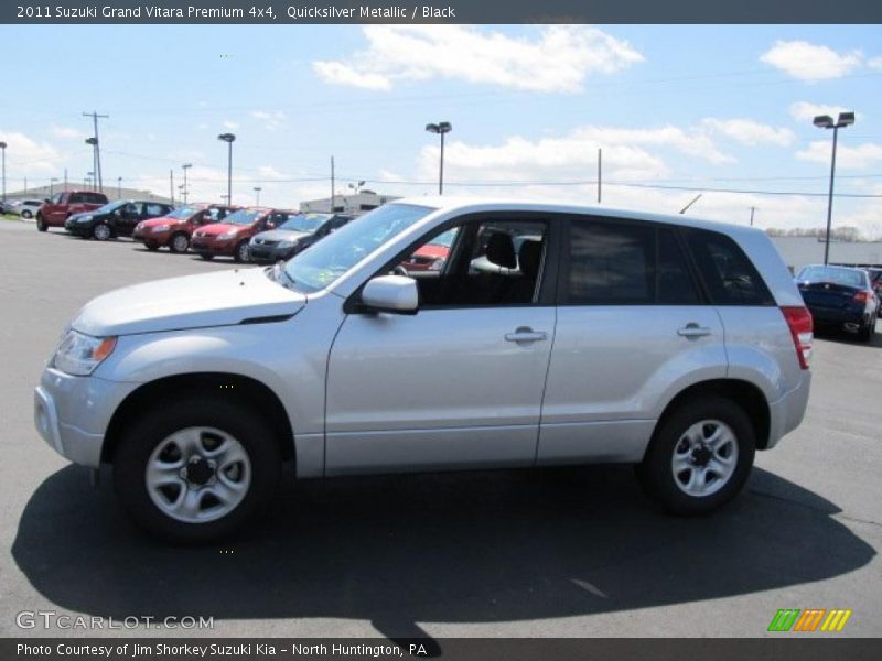 Quicksilver Metallic / Black 2011 Suzuki Grand Vitara Premium 4x4