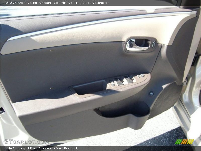 Gold Mist Metallic / Cocoa/Cashmere 2010 Chevrolet Malibu LS Sedan