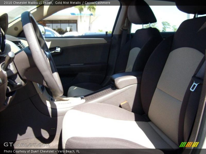 Gold Mist Metallic / Cocoa/Cashmere 2010 Chevrolet Malibu LS Sedan