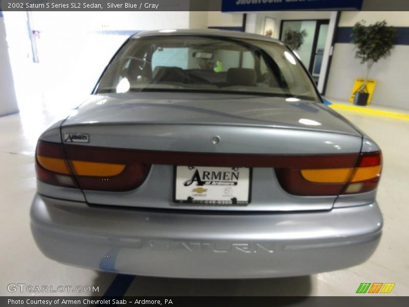 Silver Blue / Gray 2002 Saturn S Series SL2 Sedan