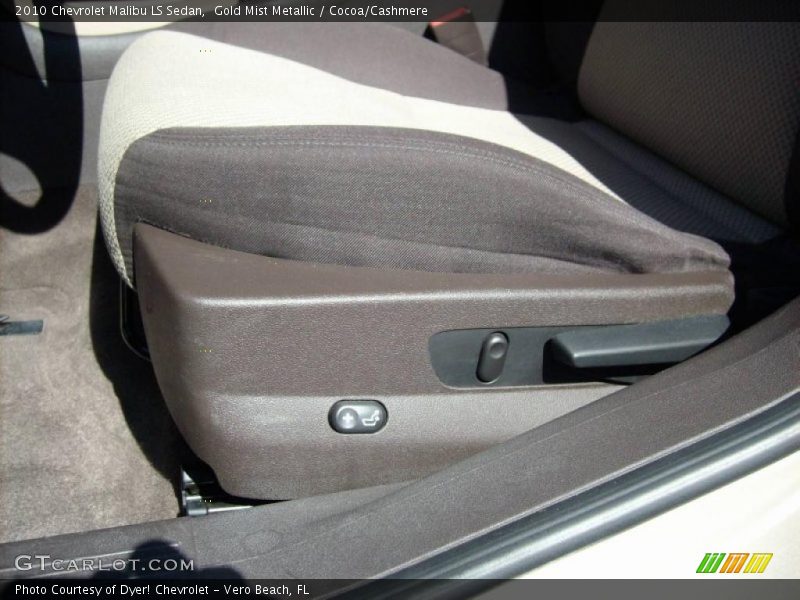 Gold Mist Metallic / Cocoa/Cashmere 2010 Chevrolet Malibu LS Sedan