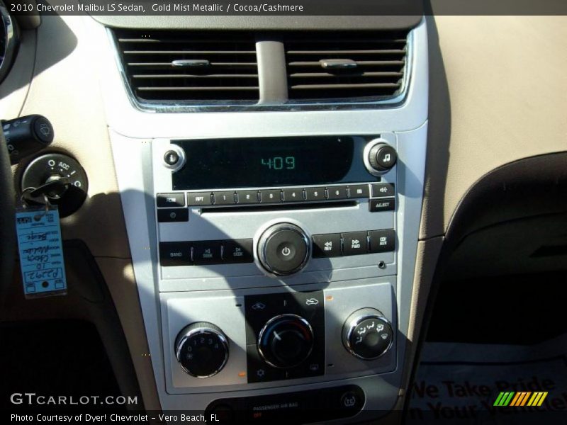 Gold Mist Metallic / Cocoa/Cashmere 2010 Chevrolet Malibu LS Sedan